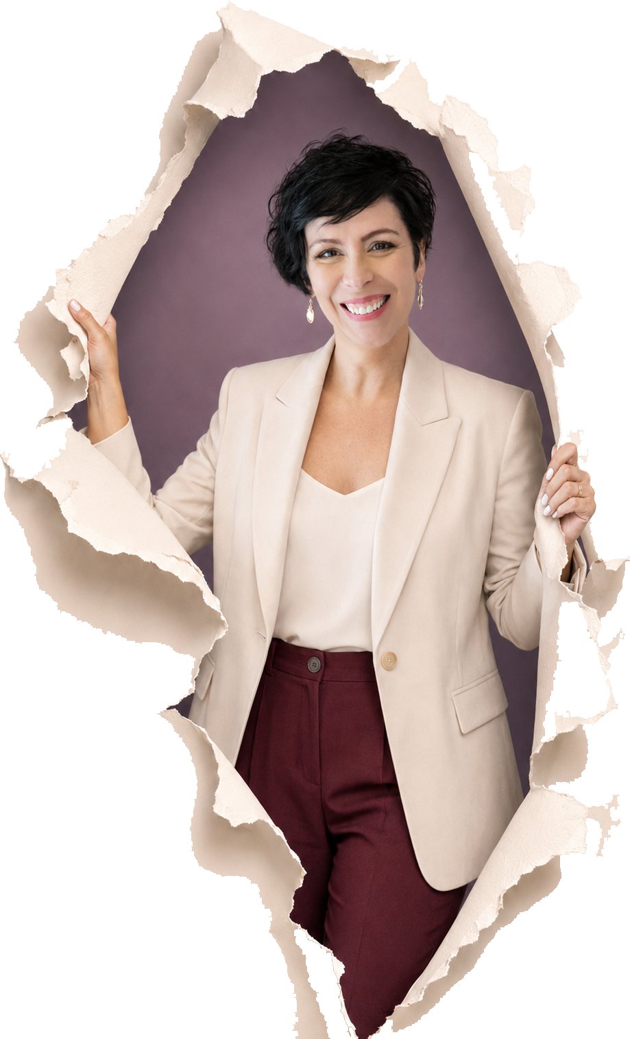 Susana Pinto a romper o papel