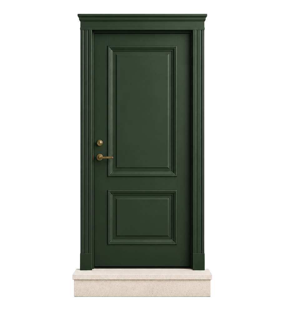 Porta verde de entrada para o Excel Intermédio